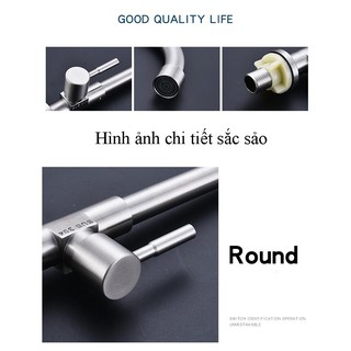 Vòi Rửa Chén Lạnh INOX SUS 304 Cao Cấp - Vòi Rửa Chén Bát INOX SUS 304 LIFE HOME Phù Hợp Với Mọi Nhà