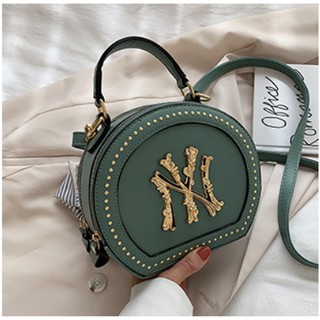 Túi xách tay - đeo chéo nữ dạng hộp bản đặc biệt NY509 với logo bằng kim loại