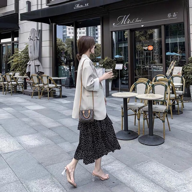 (Sẵn)Áo Blazer/ Áo vest trơn tay kẻ hàng đẹp( kèm ảnh thật) | BigBuy360 - bigbuy360.vn