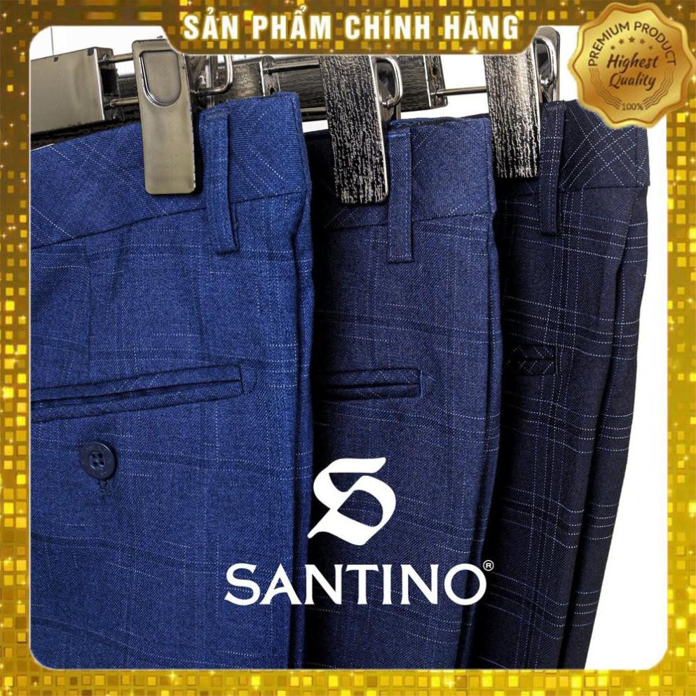 [Hàng hiệu-Giá tốt] Quần tây nam karo Santino, chất liệu co giãn thoải mái, dáng ôm-Quần âu|quần âu Hàn Quốc