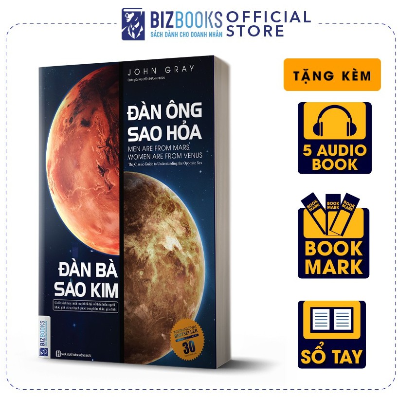 [Mã LIFEXANH24 giảm 10% đơn 99K] Sách - Đàn Ông Sao Hỏa Đàn Bà Sao Kim | BigBuy360 - bigbuy360.vn