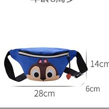 Túi bao tử, túi đeo chéo in hình hoạt hình dễ thương cho bé gái và bé trai