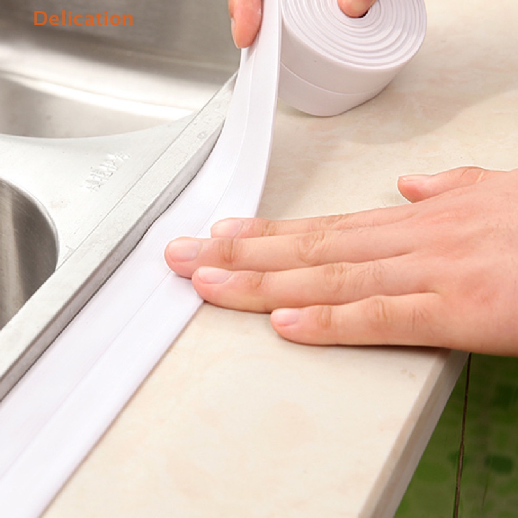 Miếng Dán Góc Tường Nhà Tắm / Bếp Bằng PVC Chống Thấm Nước Tiện Dụng