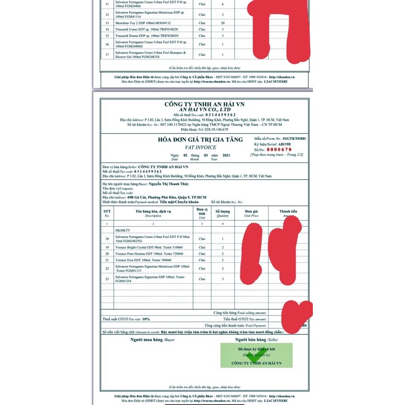 Nước hoa Salvatore Ferragamo Signorina EDP 100ml. Tester FGM41254