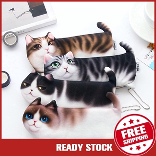 Túi đựng bút hình mèo dễ thương tiện dụng cho văn phòng/trường học