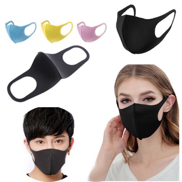 (GIÁ BUÔN) - LÔ 100 KHẨU TRANG VẢI SU LOẠI 1 DÀY TỐT