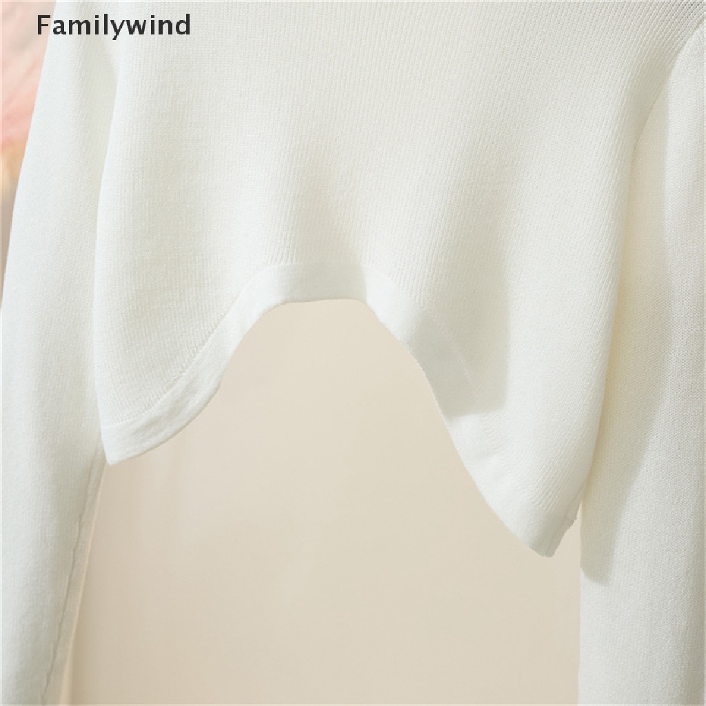 Familywind &gt; Áo Khoác Cardigan Màu Trơn Thoáng Khí Phong Cách Hàn Quốc Dễ Phối Đồ Cho Nữ