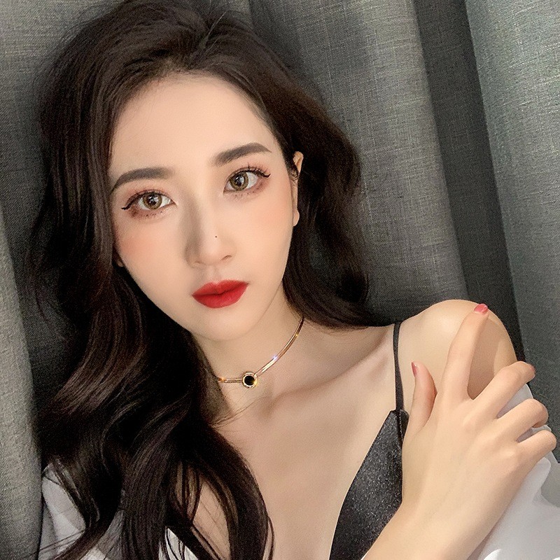 Vòng cổ nữ TITAN NGUYÊN CHẤT KHÔNG GỈ dây chuyền nữ mặt cỏ 4 lá thời trang sang trọng phong cách hàn quốc trang sức nữ