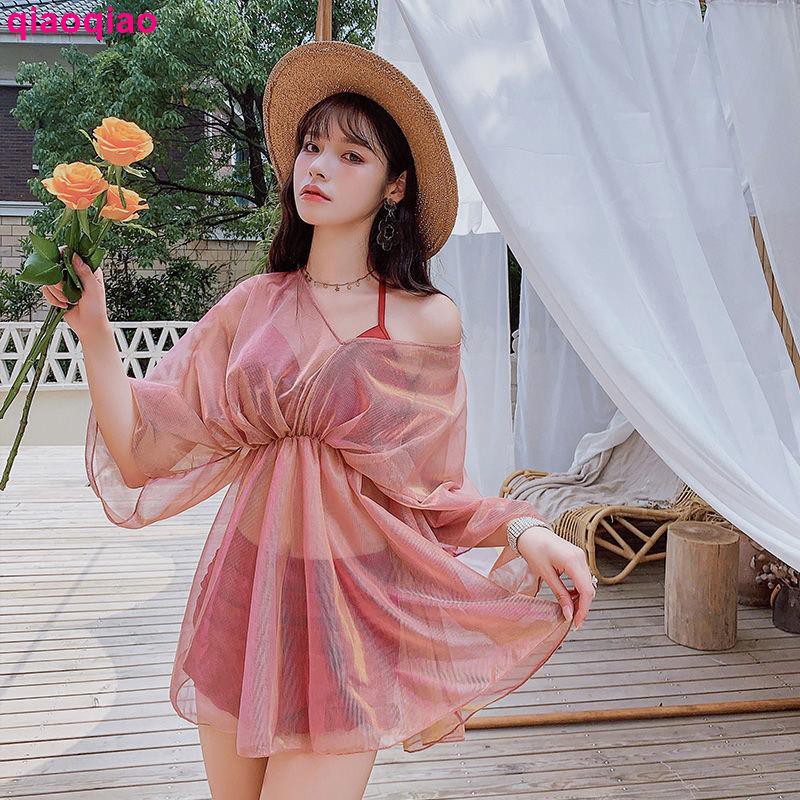 Bộ Bikini Kèm Áo Khoác Thời Trang Hàn Quốc 2019 Cho Nữ | BigBuy360 - bigbuy360.vn