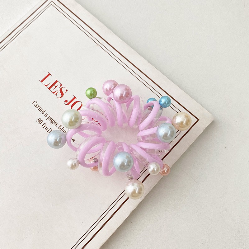 Cột Tóc Lò Xo Màu Sắc Siêu Đáng Yêu Cho Nữ