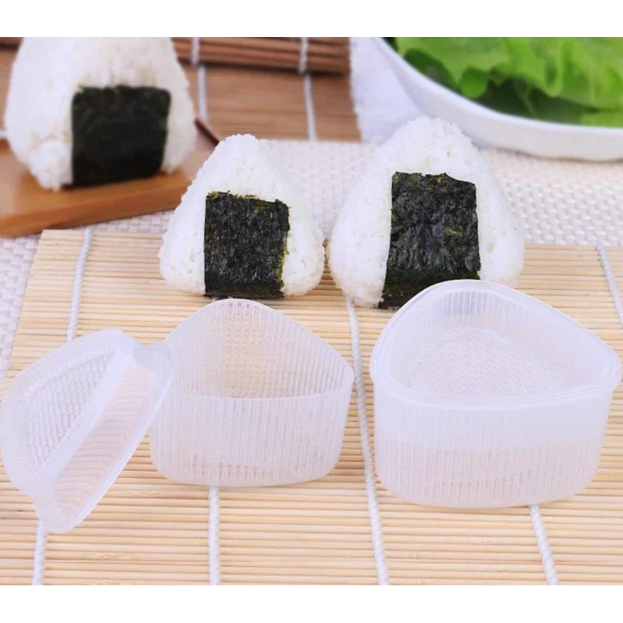 Set 2 Khuôn Làm Cơm Nắm Hình Tam Giác Tiện Dụng