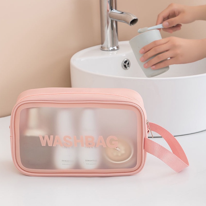 Túi đựng mỹ phẩm Washbag Mit Beauty đựng đồ nhiều ngăn trong suốt dành đi du lịch cá nhân siêu tiện lợi