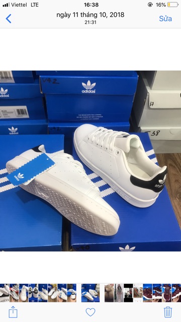 XẢ HÀNG HOT XẢ KHO THANH LÝ - RẺ Giày Stan smith đen Nam Nữ | Sale Rẻ | Có Sẵn 2020 . BÁN RẺ NHẤT new new : L ‣ ◦ .