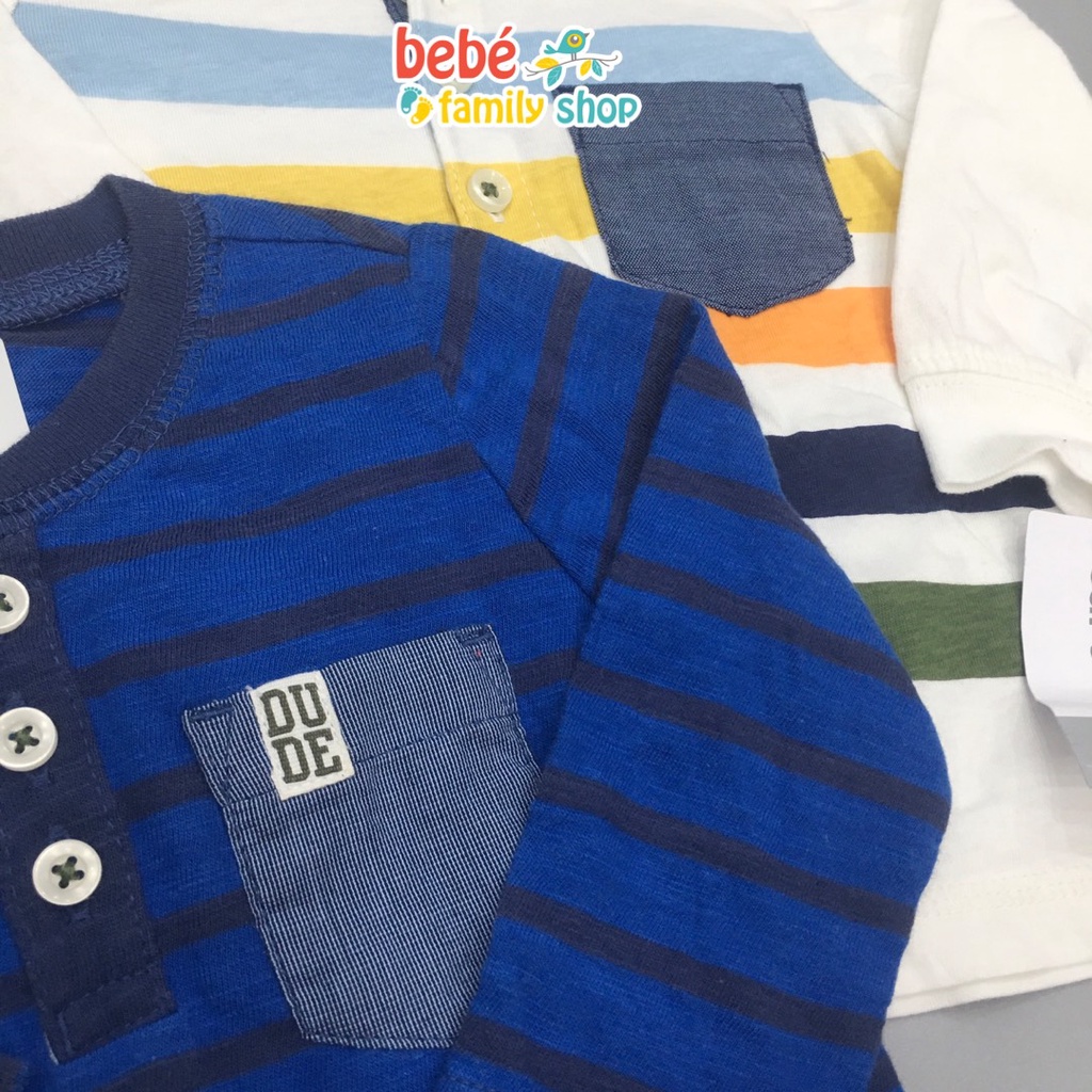 [Size 3T] Áo thun bé trai tay dài Carters/ áo thun bé trai dài tay thun cotton xuất dư - ATD - bebefamilyshop