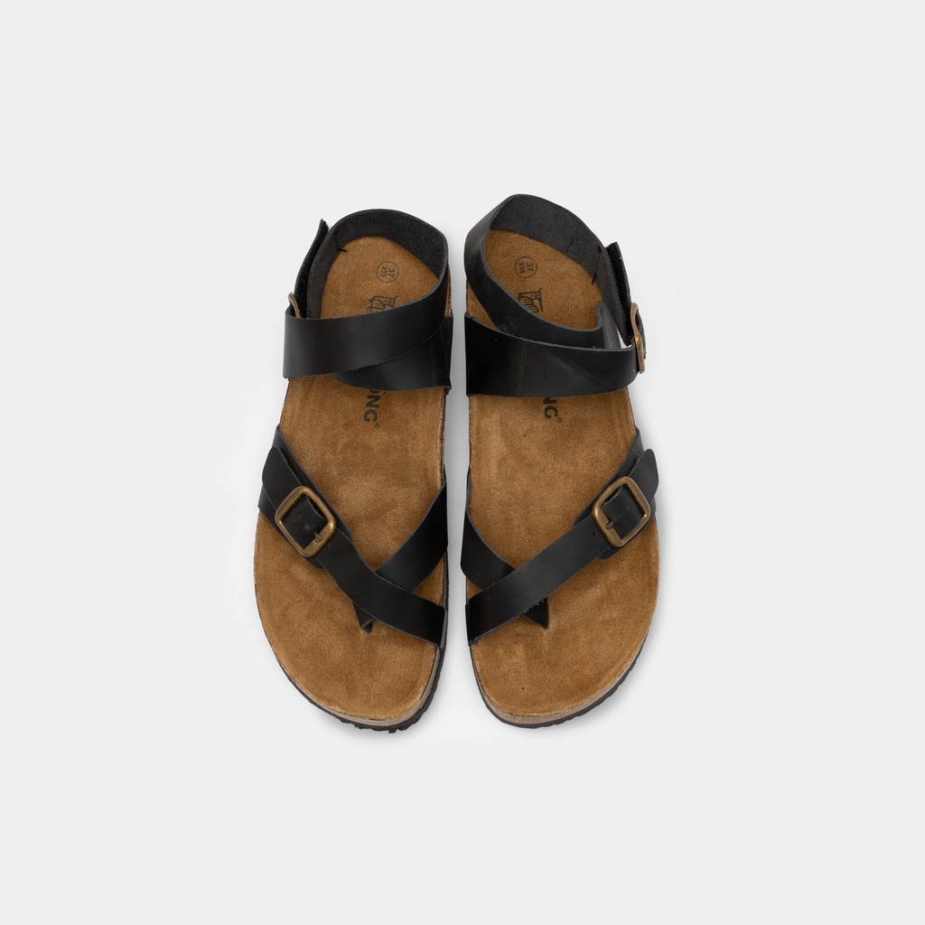 Dép đế trấu quai dán da thật by Shamong vintage made in Vietnam bảo hành 1 năm mã DDT