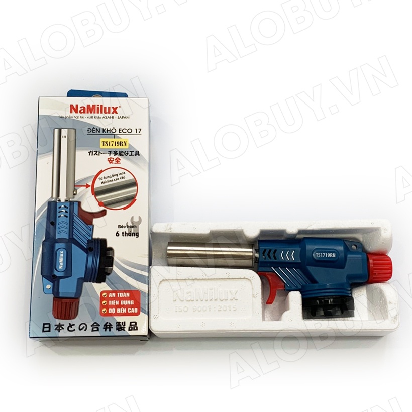 Đèn khò gas NAMILUX TS1719RN - [ HỎA TỐC ] - Đèn khè ga ECO 20 Công suất cao 1.4 kW - Hàng Chính Hãng