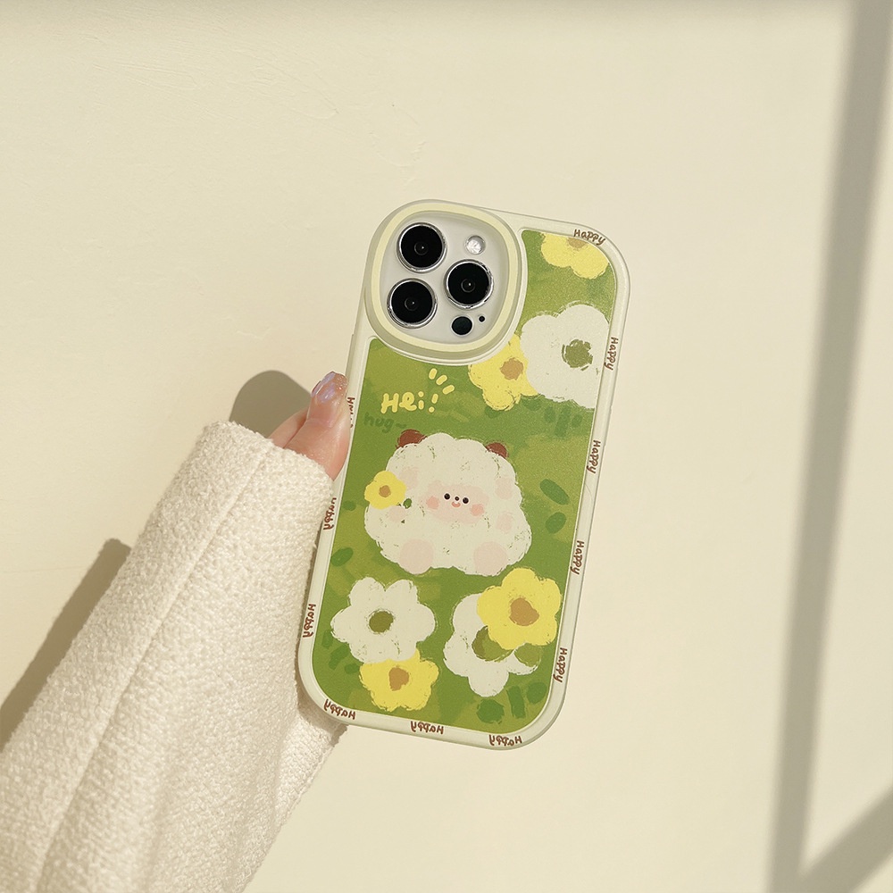 Ốp lưng iphone Ốp Điện Thoại Mềm Họa Tiết Hoạt Hình Cho iPhone 13 13promax 12 11 Xs 7/8p Dinuo case