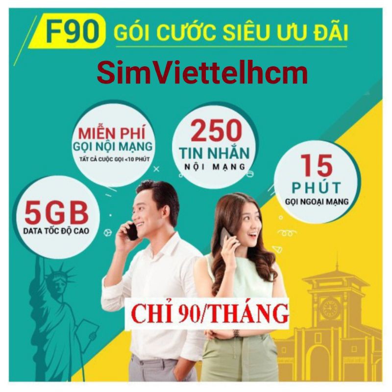 Sim Số Đẹp Viettel Miễn Phí gọi Nôi Mạng và Nhẵn Tin 250 SMS.Có 5Gb Sử Dung Lên Mạng 4G