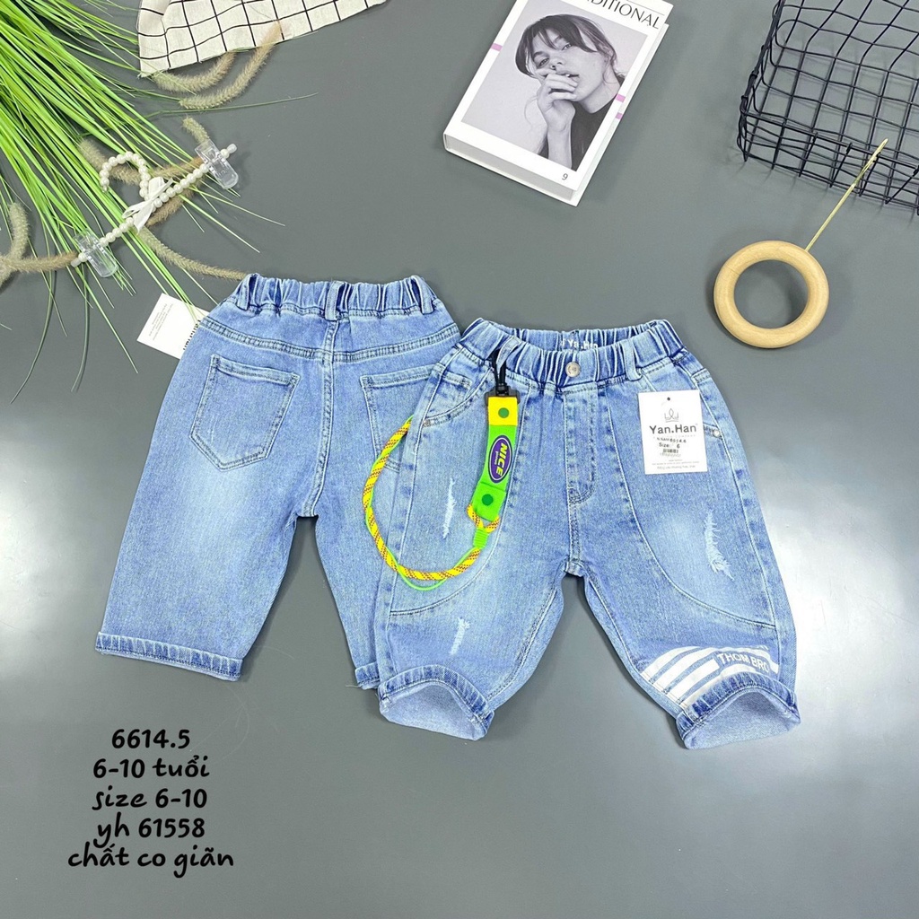 JEAN LỬNG TÚI TRƯỚC NÚT PHỤ KIỆN CAM CHO BÉ TRAI