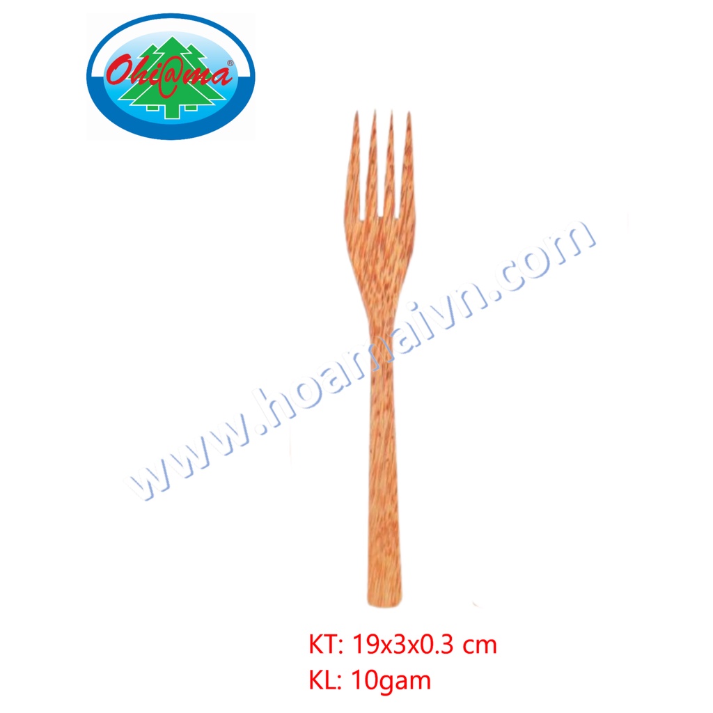 Nĩa gỗ dừa cao cấp Ohi@ma