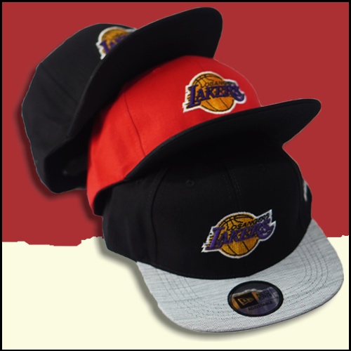 Mũ lưỡi trai nam nữ, nón kết unisex ulzzang chất vải kaki snapback hiphop kiểu logo Lakers |DECAP SHOP