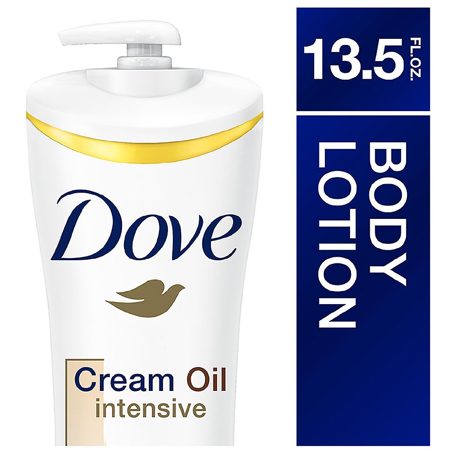 Dưỡng thể cho da khô Dove Cream Oil Intensive Body Lotion 400ml (Mỹ)