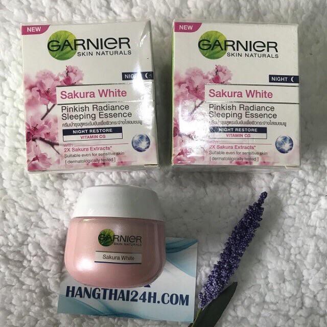 KEM DƯỠNG TRẮNG DA GARNIER SAKURA WHITE - KEM Ngày.