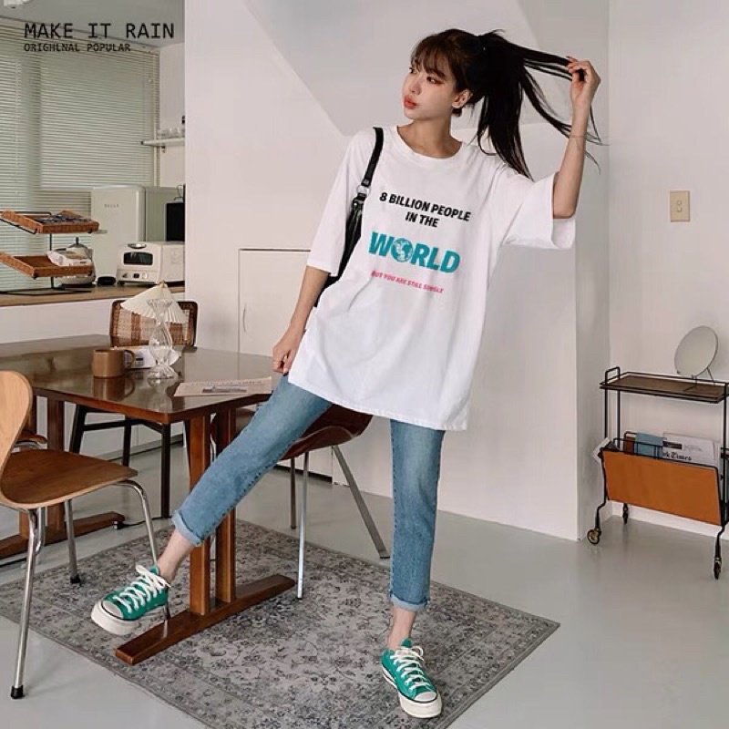 Áo thun make it rain heybig sale (có sẵn) in the world