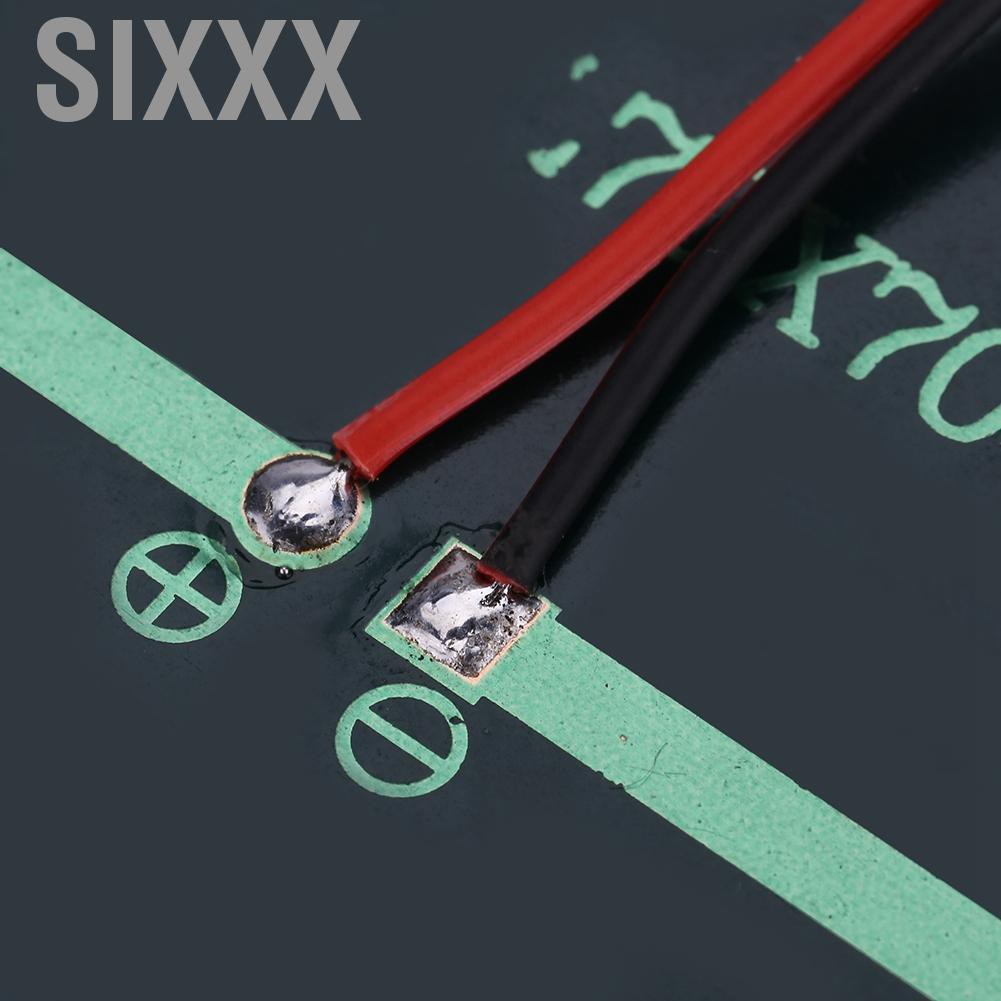 Tấm Sạc Năng Lượng Mặt Trời Mini Sáuxx 0.7w 1.5v Cho Pin 1.2v