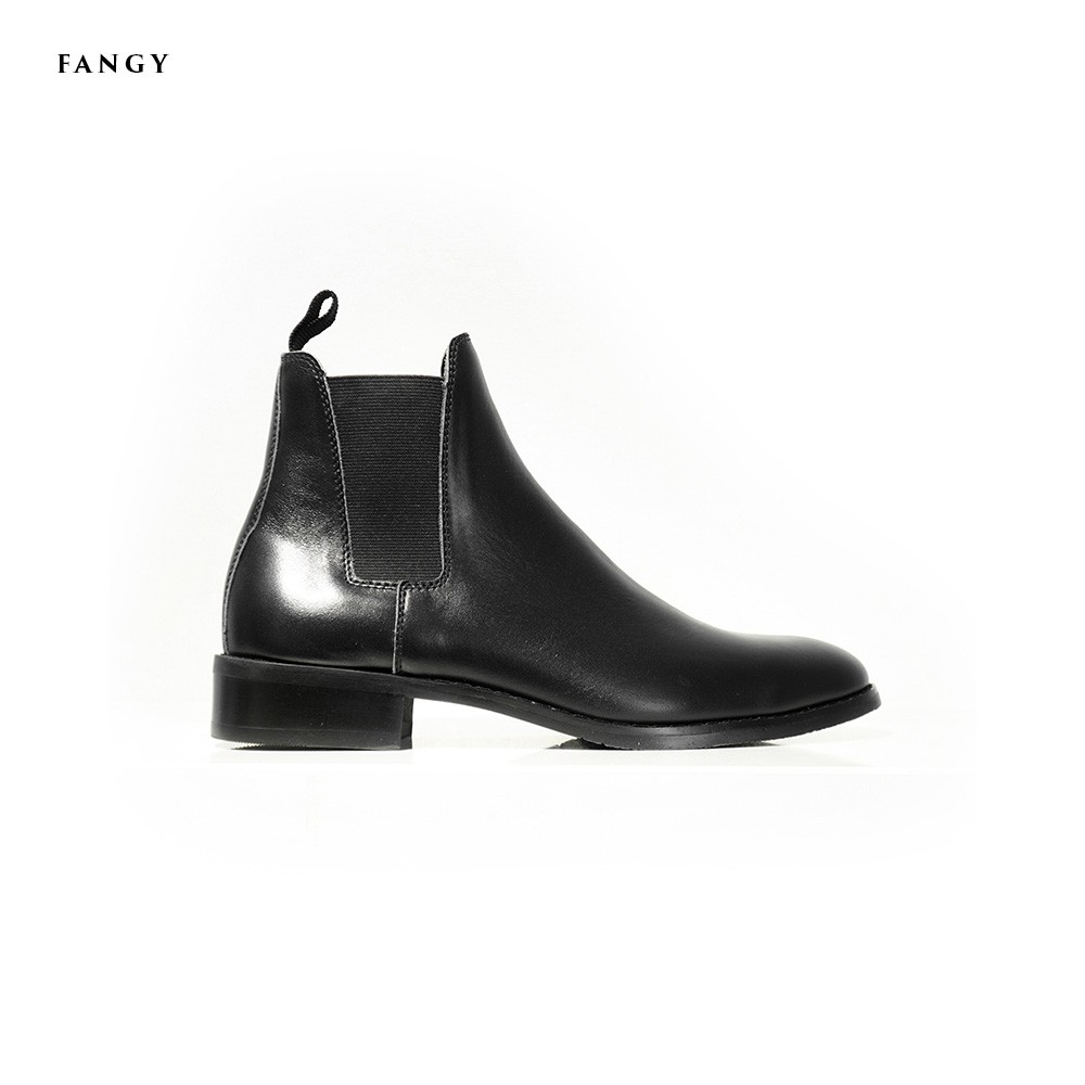 Giày boot FANGY Chelsea Boots SS2 Đen bóng | BigBuy360 - bigbuy360.vn