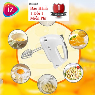 Máy đánh trứng cầm tay Yoice, máy trộn bột thức ăn đa năng 7 cấp độ