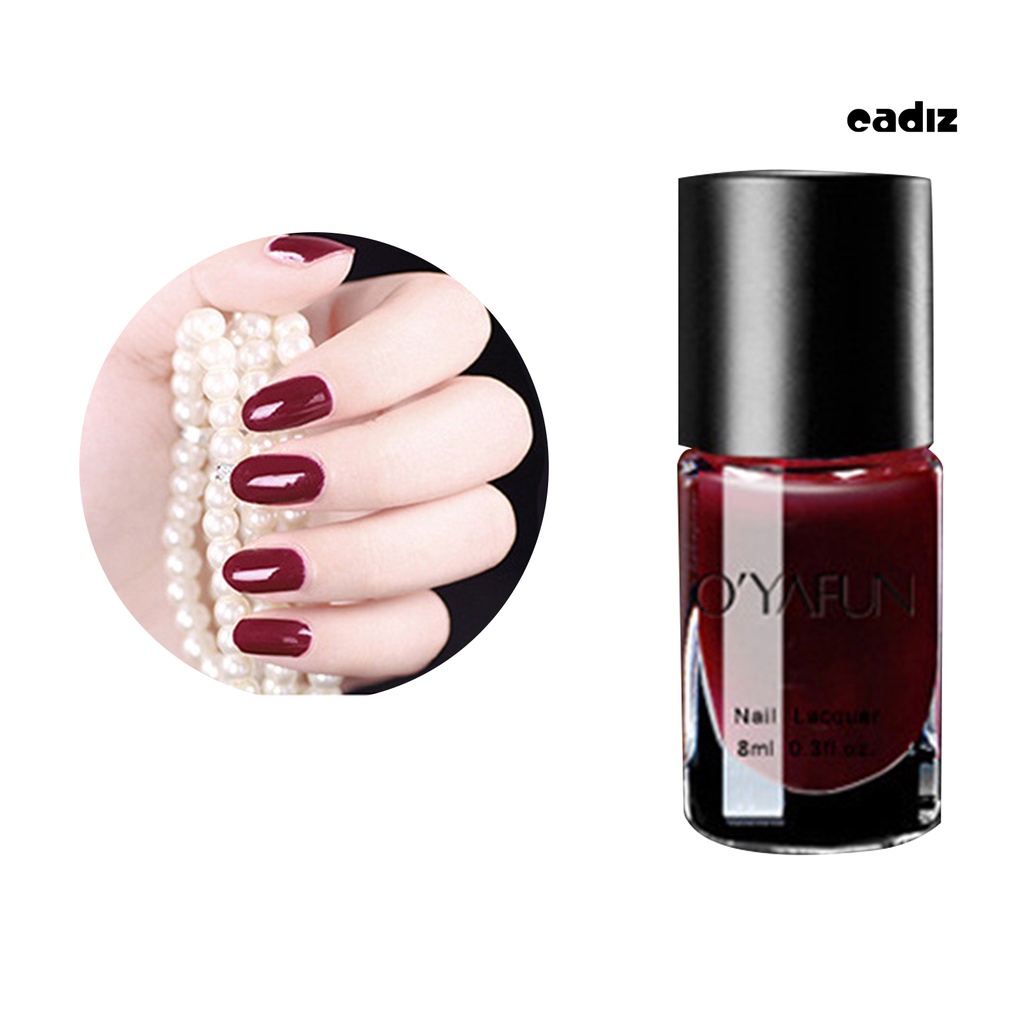 Gel Đánh Bóng Móng Tay 8ml Khô Nhanh Không Nhòe Nhiều Màu Sắc Cho Nữ