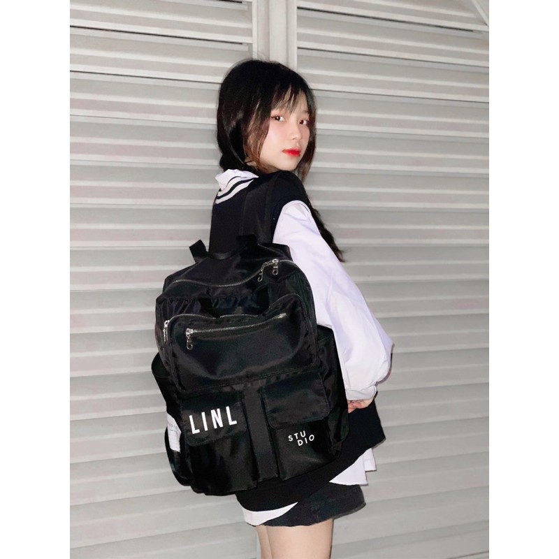 [Mã BMBAU50 giảm 7% đơn 99K] Balo Unisex LINLIN Multi SS2 - Màu Đen