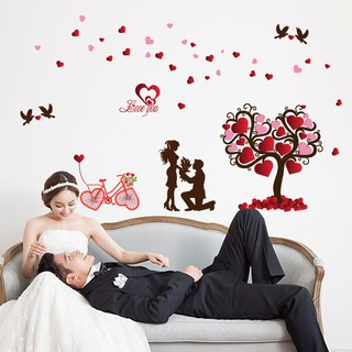 Decal Dán Tường Cây Hạnh Phúc