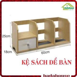 Kệ sách mini Kệ gỗ để bàn mini gỗ MDF