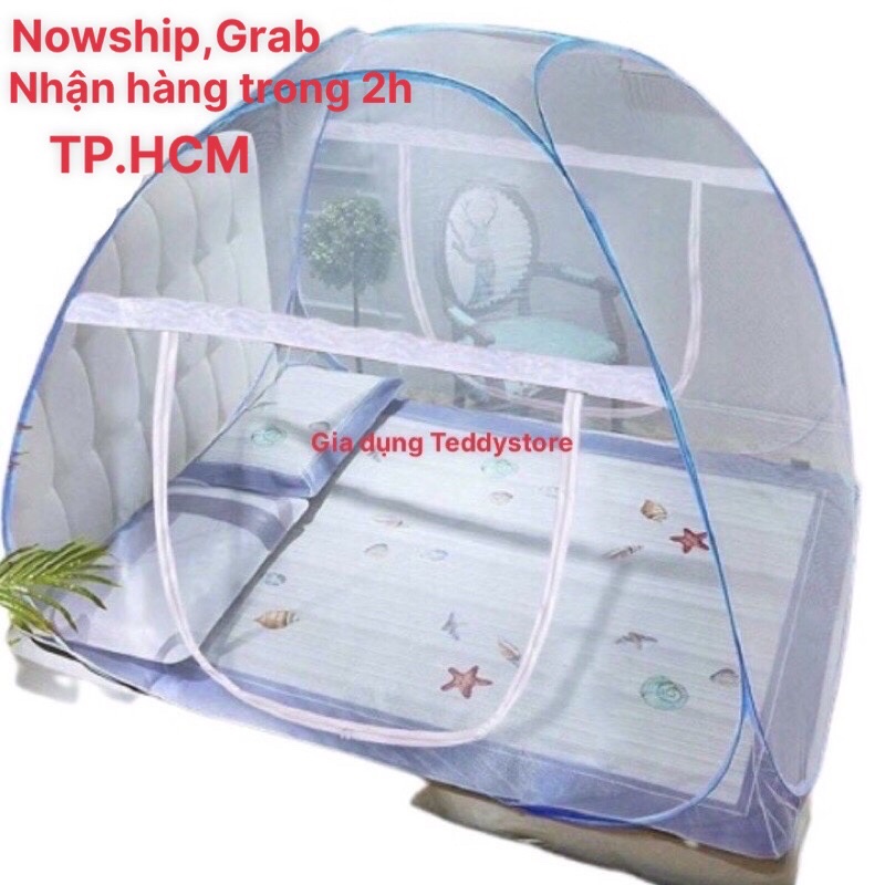 Mùng chụp tự bung thông minh xếp gọn dễ dàng 1m8x2m tiện dụng