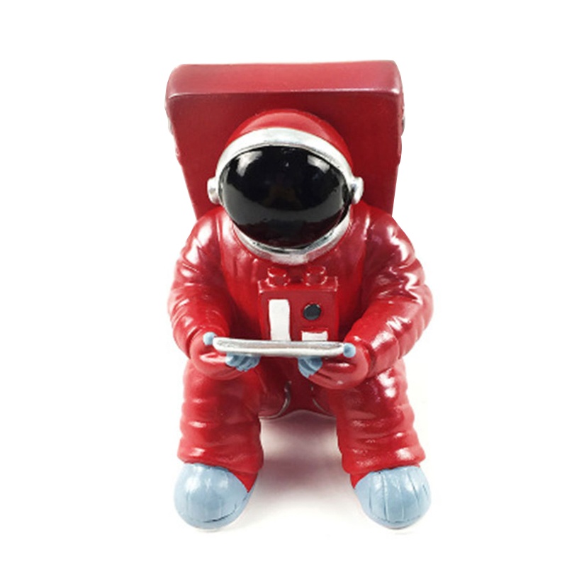 Bt Giá Đỡ Điện Thoại / Máy Tính Bảng Bằng Nhựa Resin Hình Phi Hành Gia Sáng Tạo Để Bàn Thông Dụng