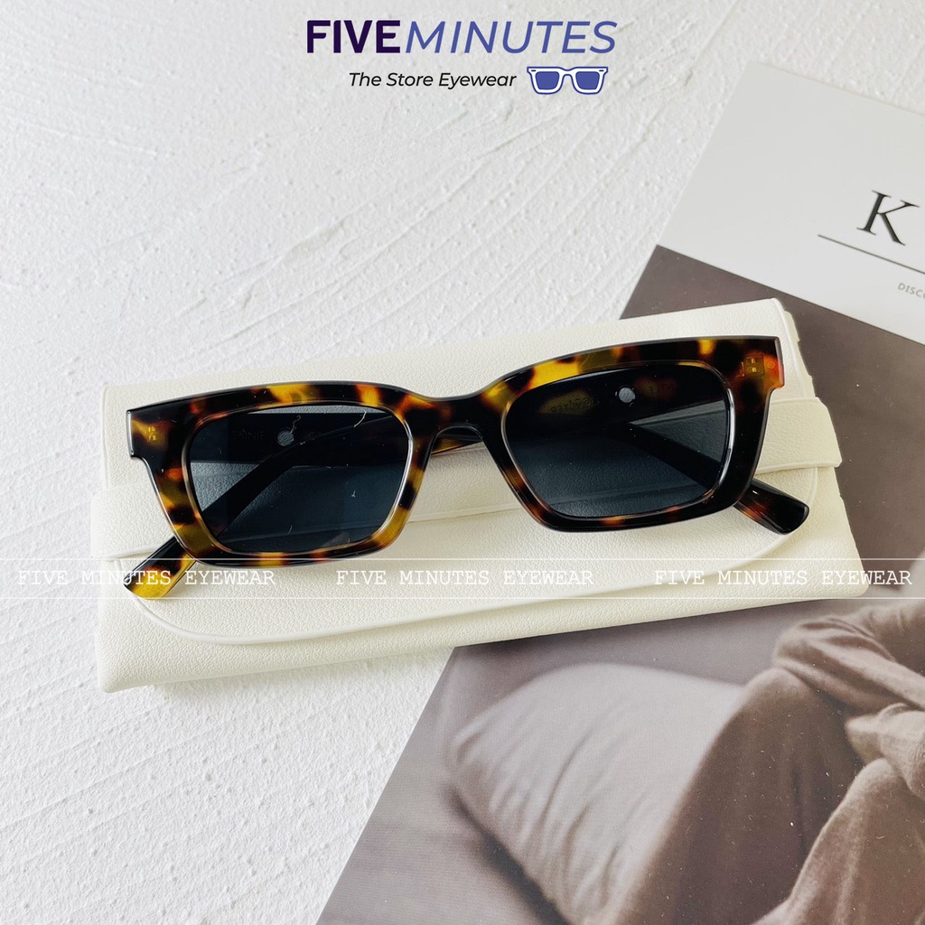 Gọng kính râm nam nữ, chất liệu nhựa dẻo bền mắt chống UV400 Jennie - Siêu hot 2022