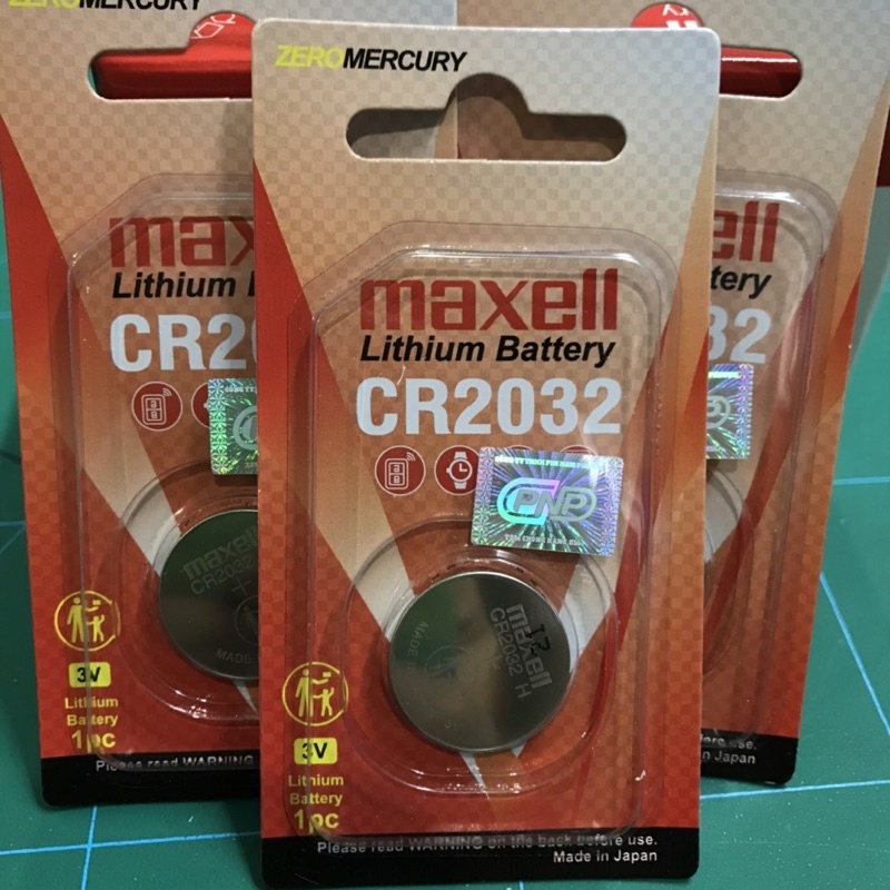 Vỉ 1 Viên Pin CR2032 Cao Cấp hãng Maxell Nhật dùng cho Cmos, khoá cảm ứng, máy đo đường huyết, tiểu đường