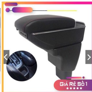 [Xả kho cắt lỗ] Hộp tì tay Hyundai Grand i10 nhựa bọc da cắm cốc 7 cổng usb chất lượng 100%