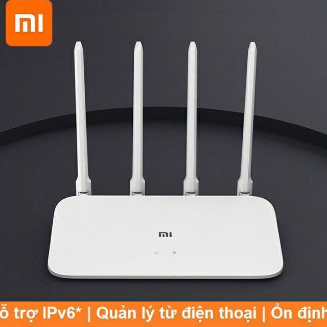 👑 Bộ Phát Wifi Xiaomi Mi Router Gen 4A Dual kênh 2.4G & 5G băng thông 1200Mbps ☑ BH 12 tháng  ( 💯 Chính Hãng )