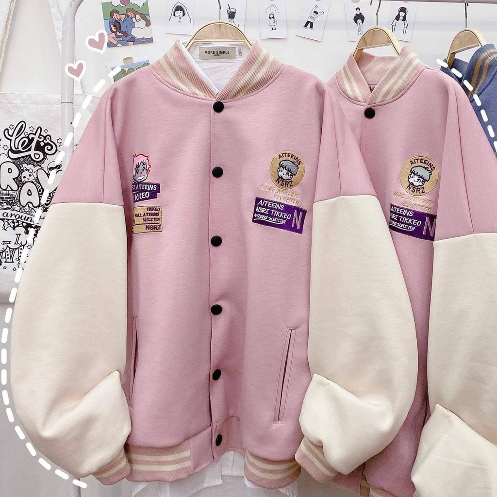 Áo khoác Varsity jacket AITeens | BigBuy360 - bigbuy360.vn