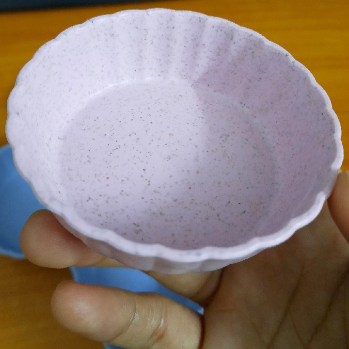 Đĩa đựng gia vị nước chấm bằng nhựa lúa mạch nhỏ xinh (DGV01)