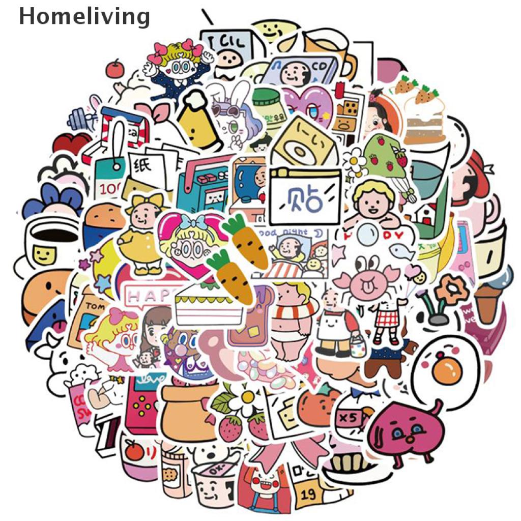 Bộ 90 Miếng Dán Trang Trí Kế Hoạch Phòng Thí Nghiệm Ô Xi Tiện Dụng