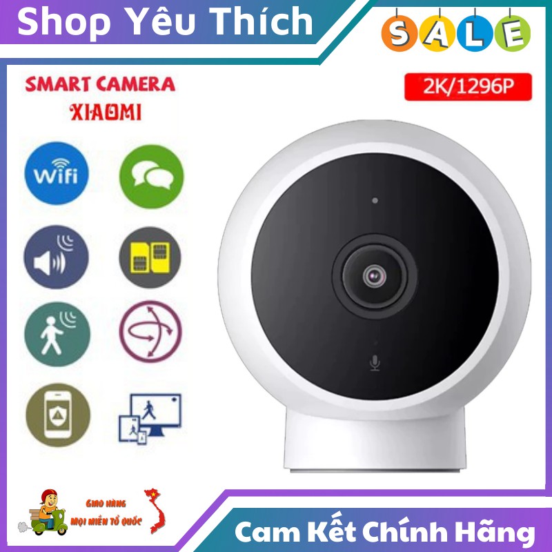 Camera IP Giám Sát Thông Minh Xiaomi Mijia Tiêu Chuẩn 2K  Độ Phân Giải 1296P Góc Quay 180° Chống Nước Tiêu Chuẩn IP65