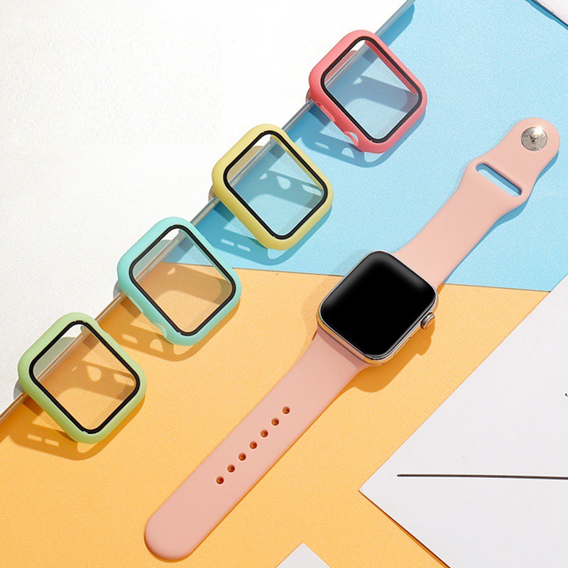 Dây silicon thay thế dành cho đồng hồ Apple 38mm 40mm 42mm 44mm Series 6/5/4/3/2/1