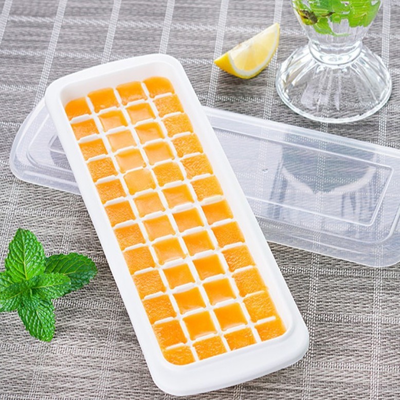 Khay đá viên, đá tròn có nắp Inomata Hàng Nhật nội địa