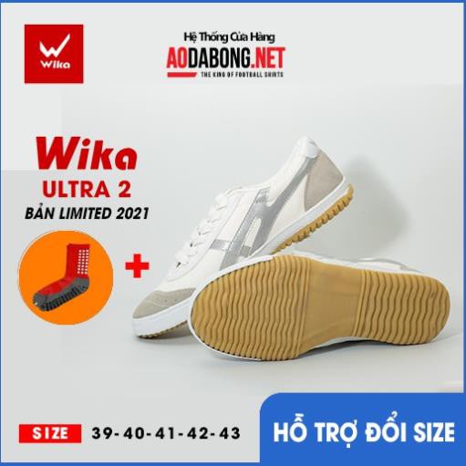 Giày đá bóng, đá banh, thể thao  Siêu Phủi Bata Wika Ultra 2/3 BỀN ĐẸP - chính hãng Wika. Tặng tất