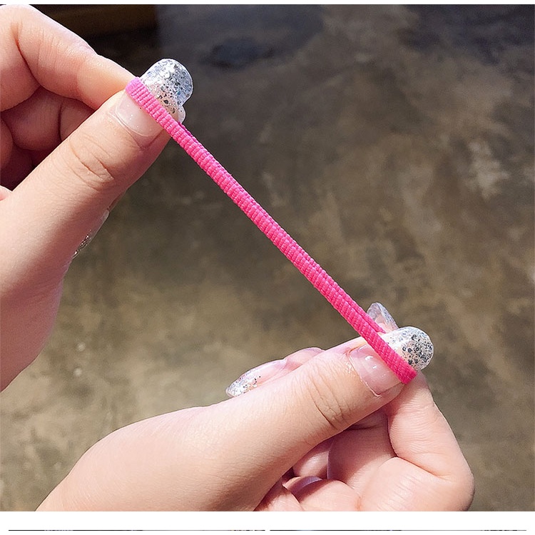 Set 100 dây buộc co giãn tốt phong cách Hàn Quốc