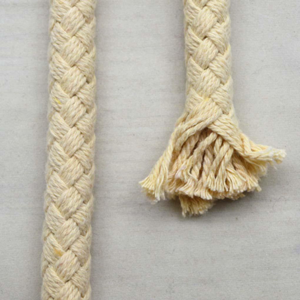 Cuộn Dây Thừng Cotton Bện Dày Dặn Màu Be Dùng Trang Trí Thủ Công DIY